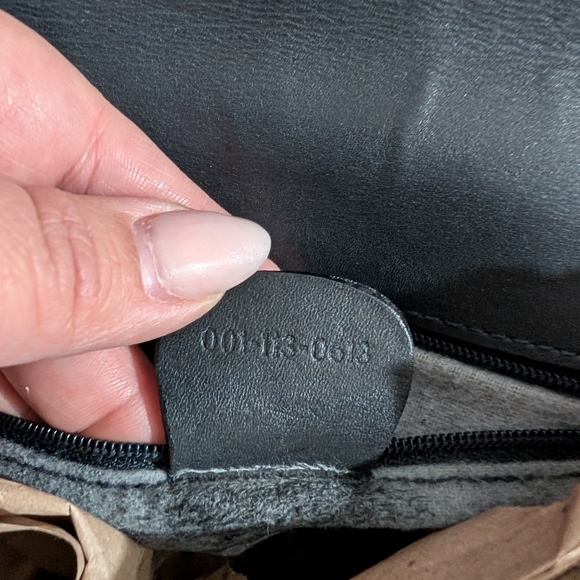 GUCCI Rare Vintage Shoulder Bag Crossbody Boar Skin Gold Hardware Leather Unisex - Picture 15 of 15